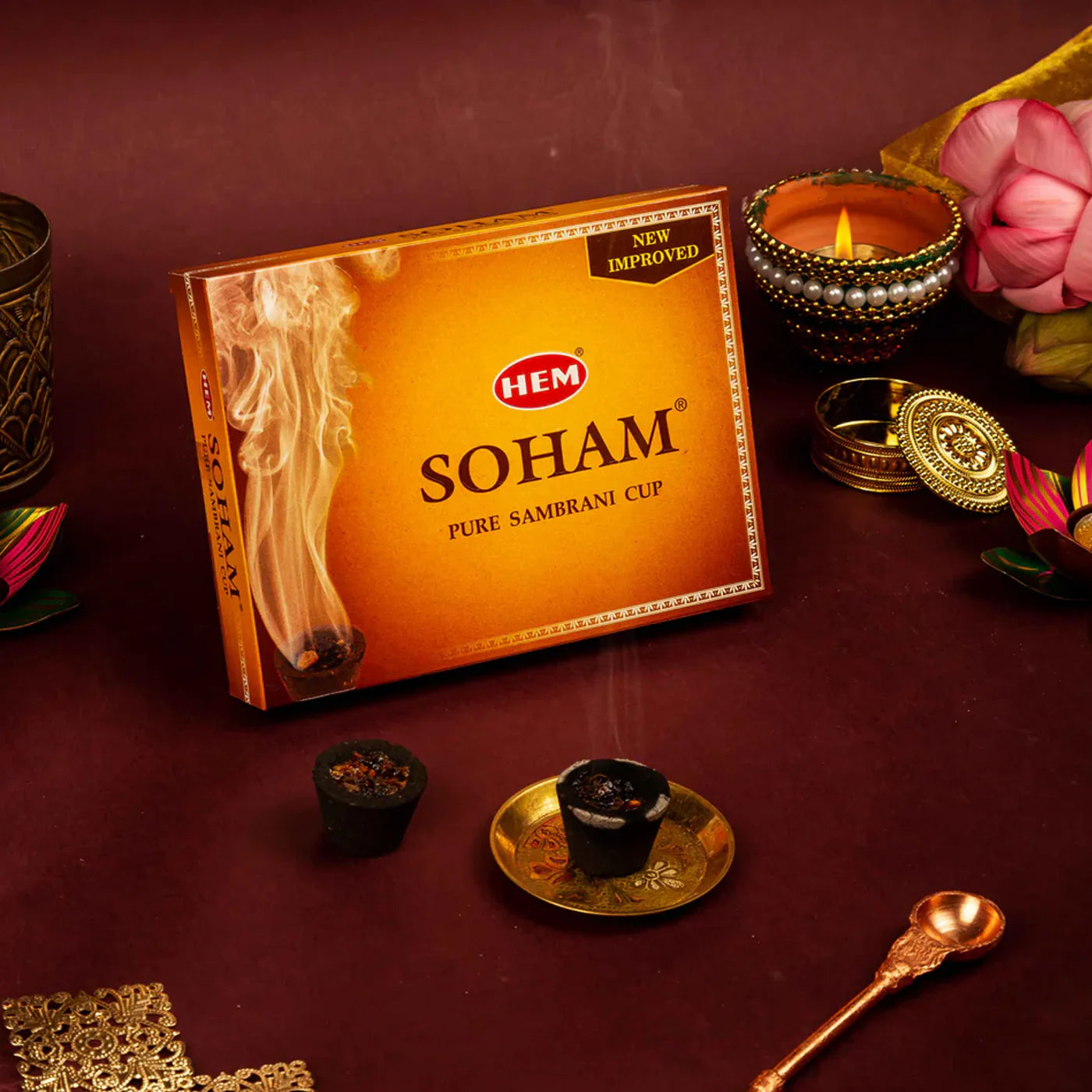 Hem: Soham Sambrani Dhoop Cups